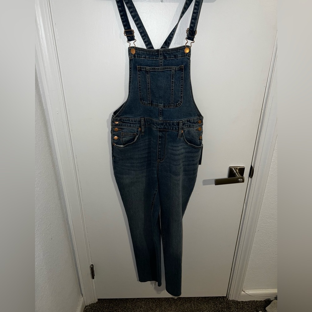 Long denim overalls NWT